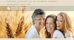 Desktop Screenshot of finalharvest.us